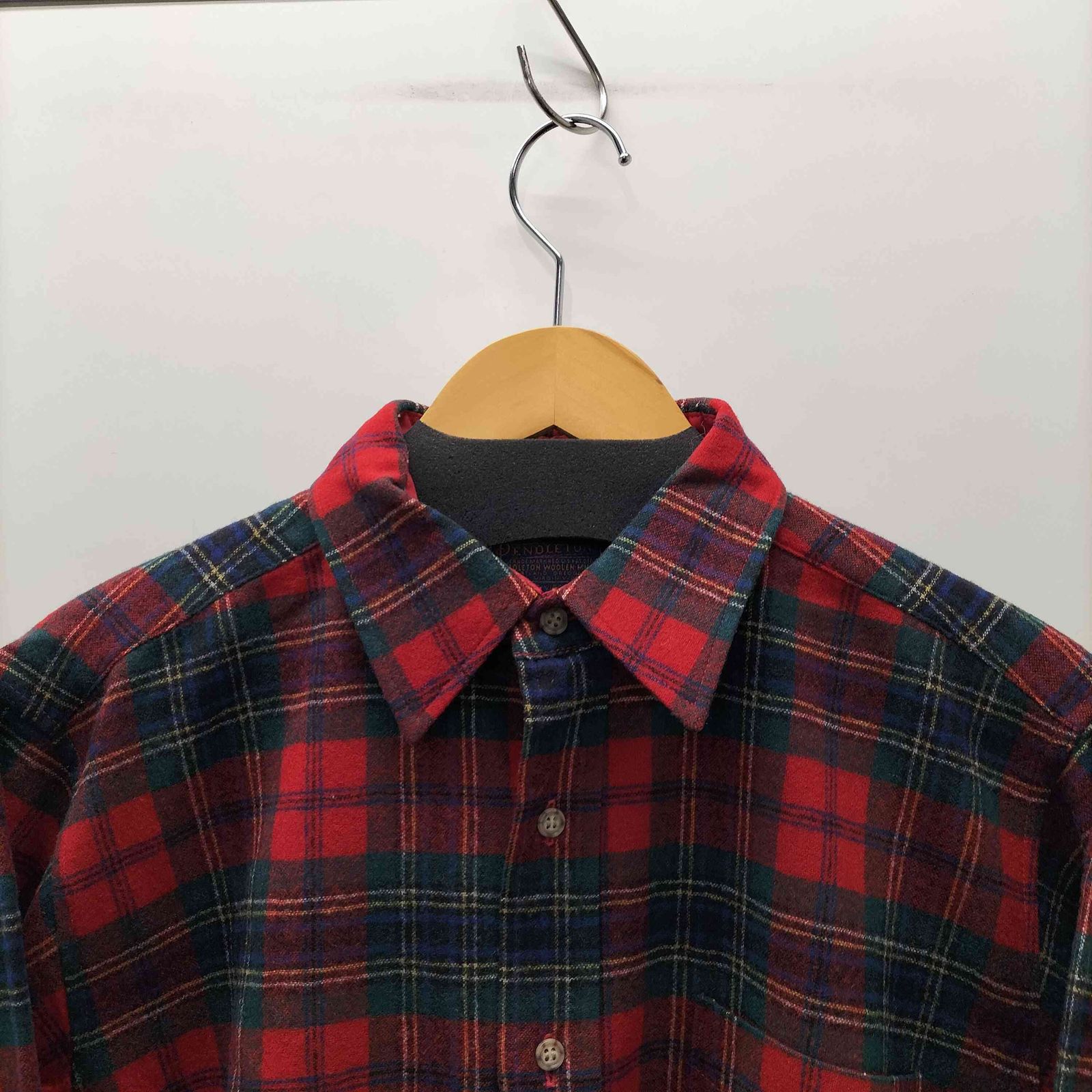 ペンドルトン PENDLETON 70S USA製 タータンチェック L/S PURE VIRGIN