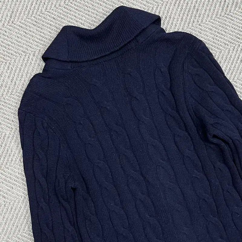 【XL】ポロラルフローレン　ニット・カーディガン・ショールカラー・ケーブル編み ポロラルフローレン ショールカラー ケーブル編み カーディガン v0852