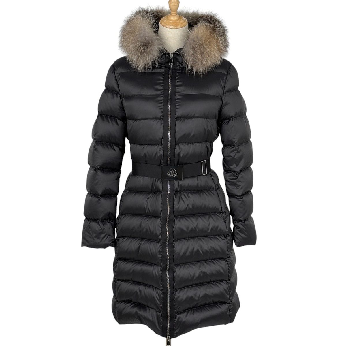 モンクレール MONCLER フーディ ダウンコート TINUVIEL ベルト ファー 
