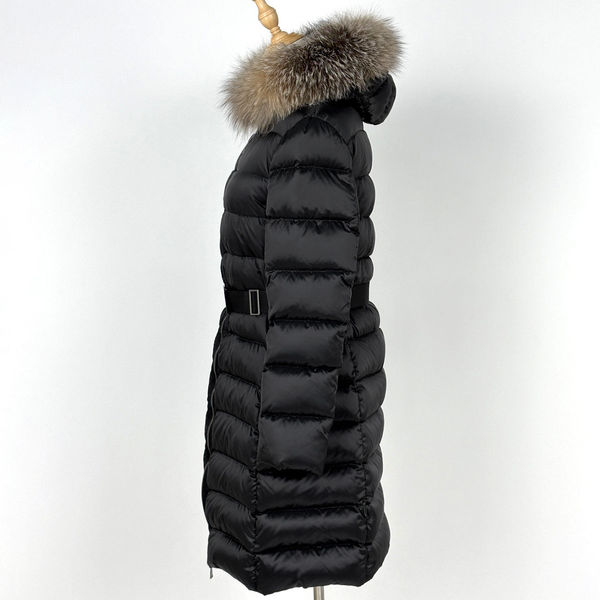 モンクレール MONCLER フーディ ダウンコート TINUVIEL ベルト ファー