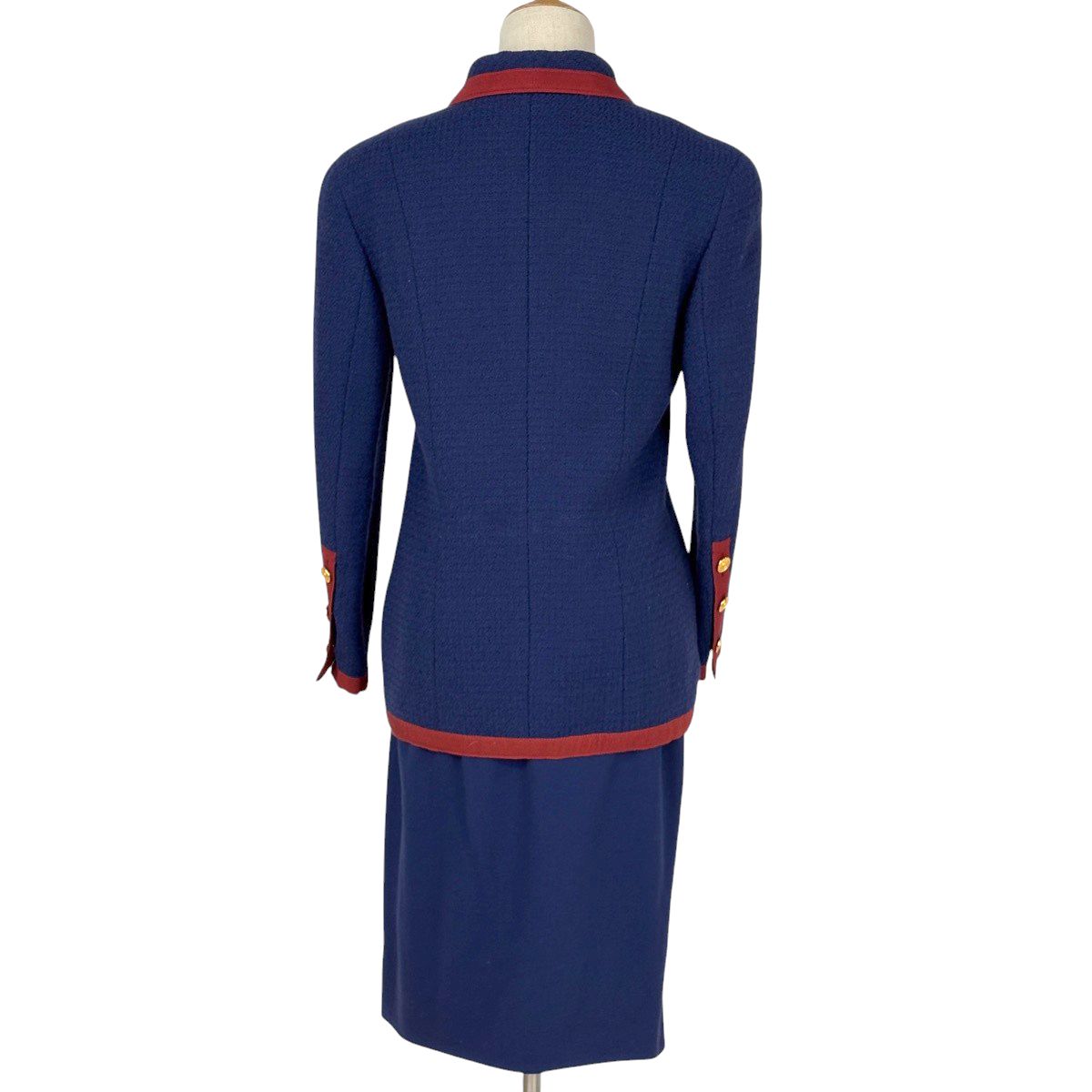 シャネル CHANEL ココマークボタン セットアップ ラップスカート