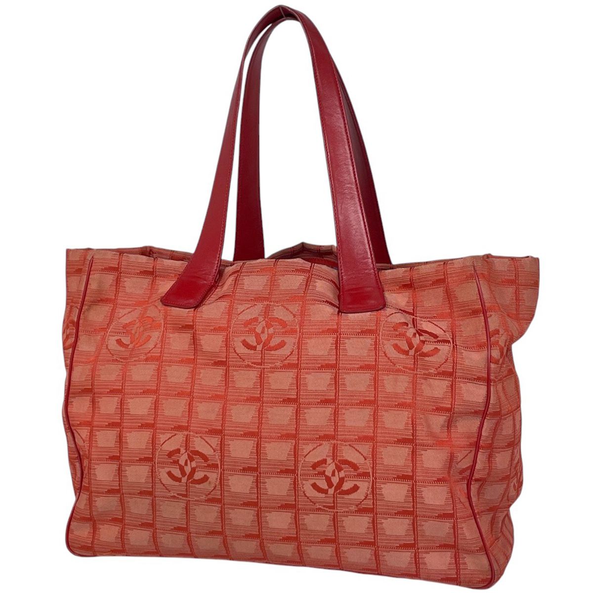 シャネル CHANEL ニュートラベルライン トート MM ココマーク