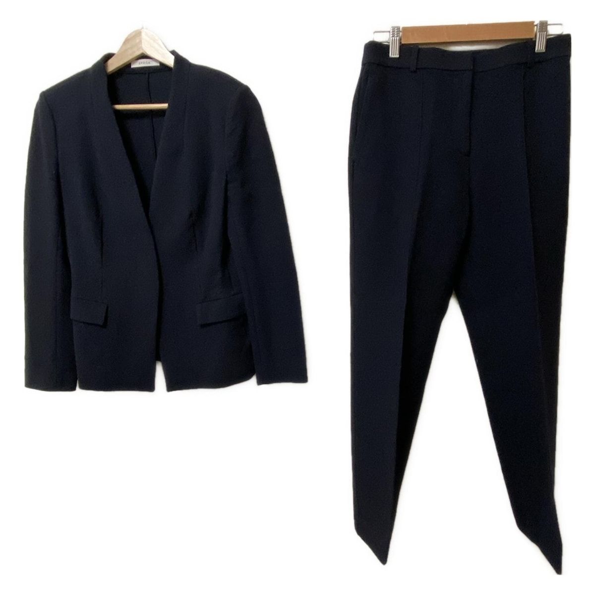 【新品 未使用】エポカ パンツスーツ EPOCA(エポカ) レディースパンツスーツ レディース 黒 - メルカリ