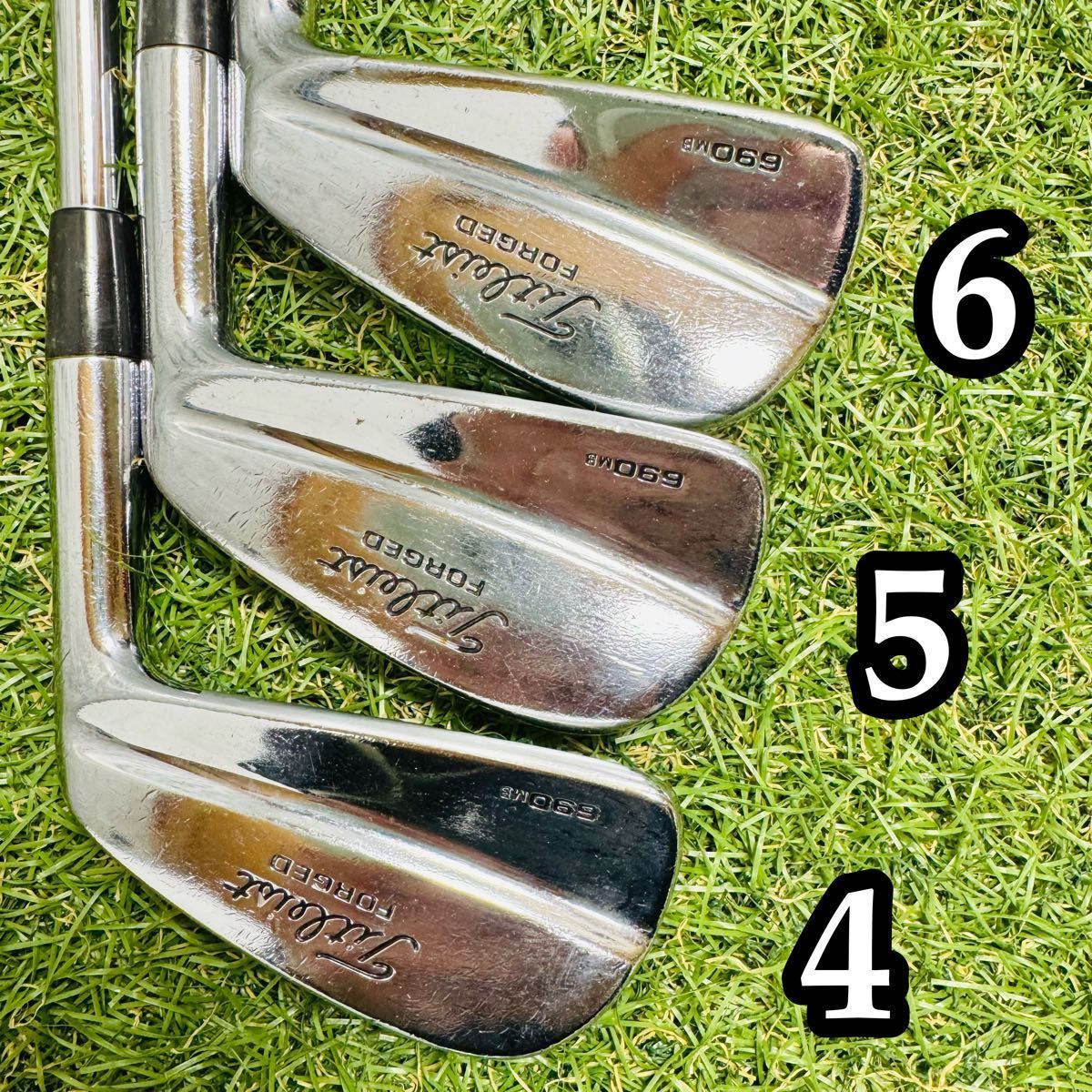 タイトリスト 690 MB　アイアン セット 4～P 7本 良品】タイトリスト 690MB FORGED メンズアイアンセット 7本 - メルカリ