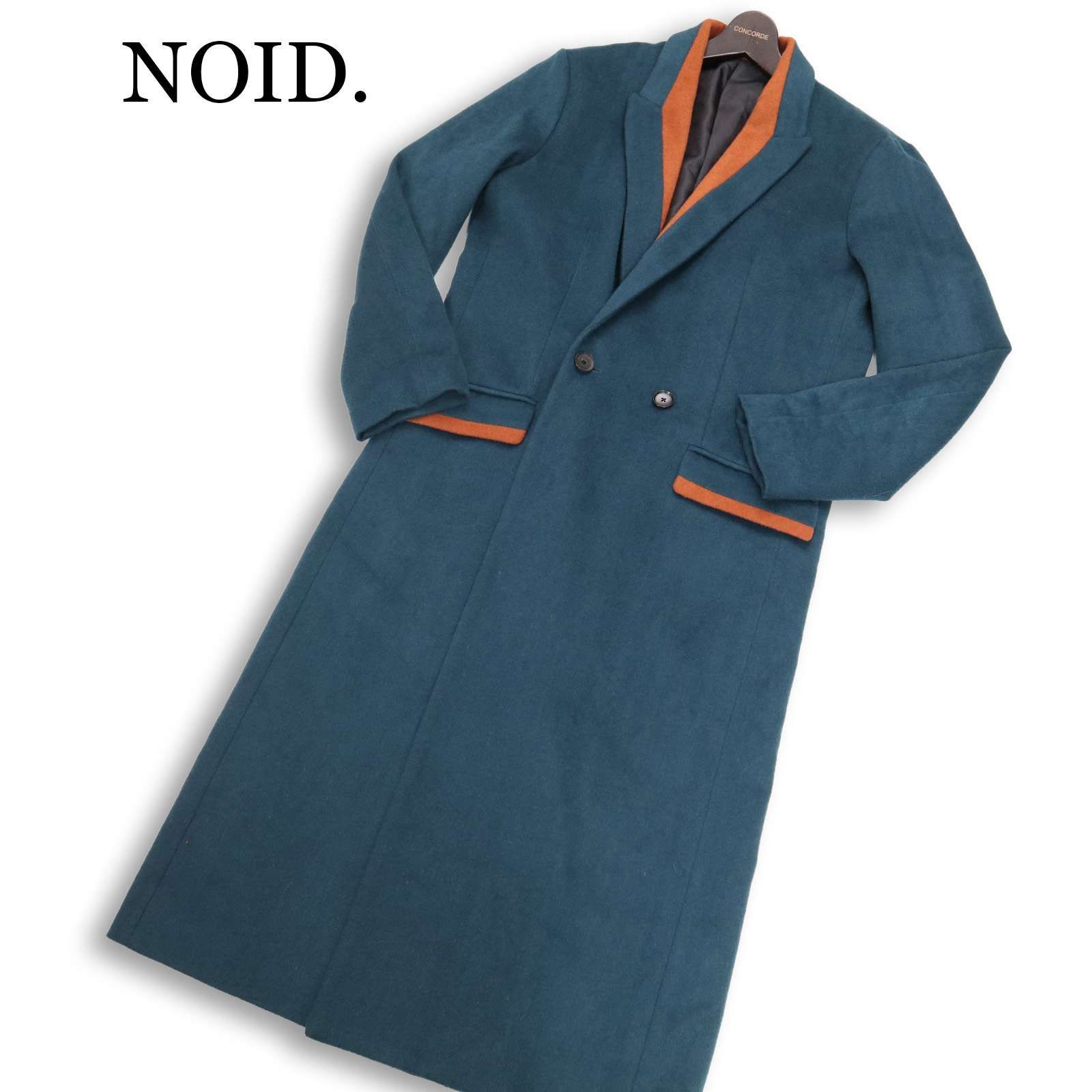 NOID. ノーアイディー 秋冬☆ ダブルブレスト ロング チェスター 