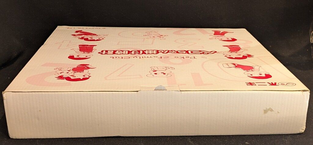 不二家 時計/Family Club ペコちゃん掛け時計/ペコポコDOG柄 PPD