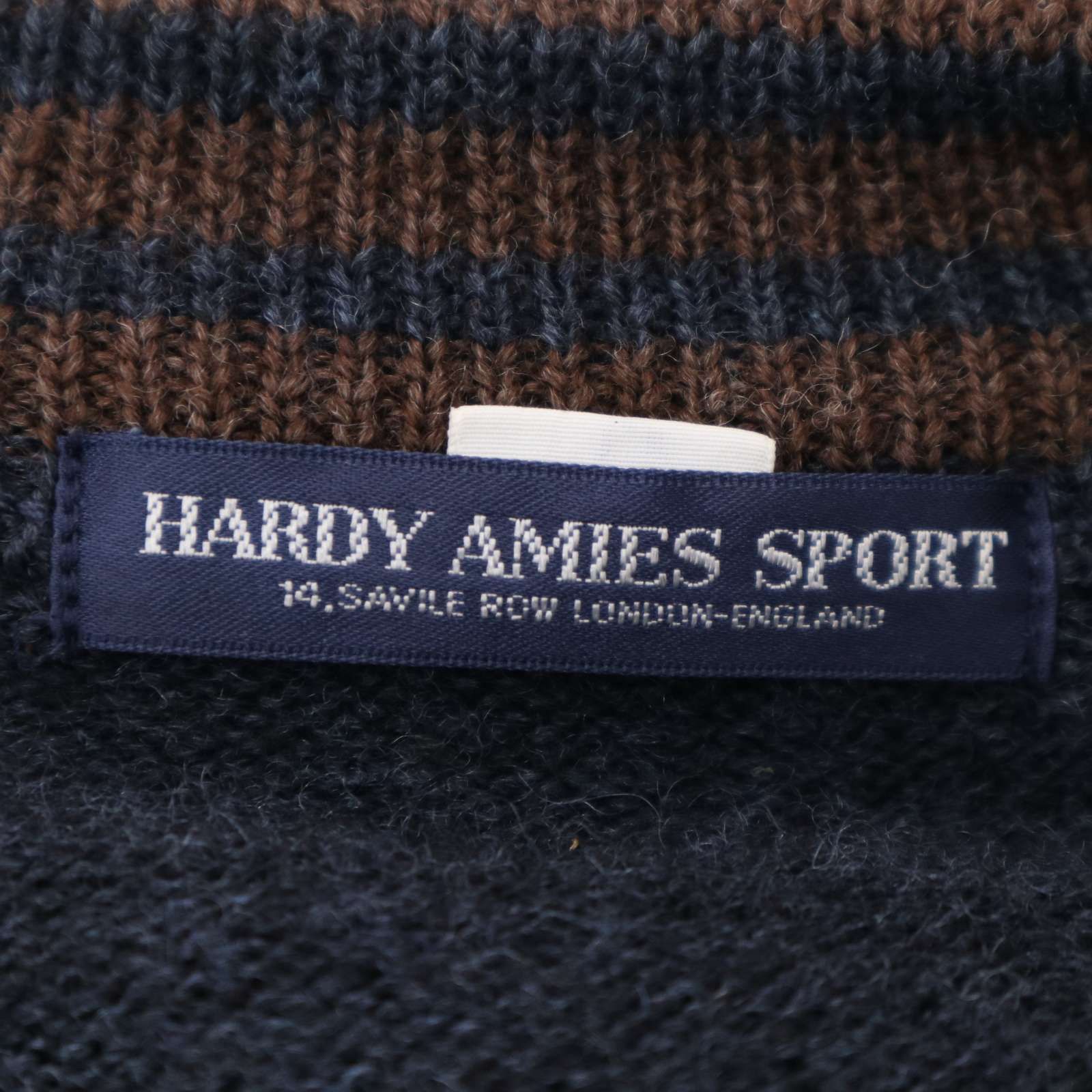 HARDY AMIES SPORT ハーディエイミス 秋冬 犬 ロゴ刺繍☆ クルーネック 