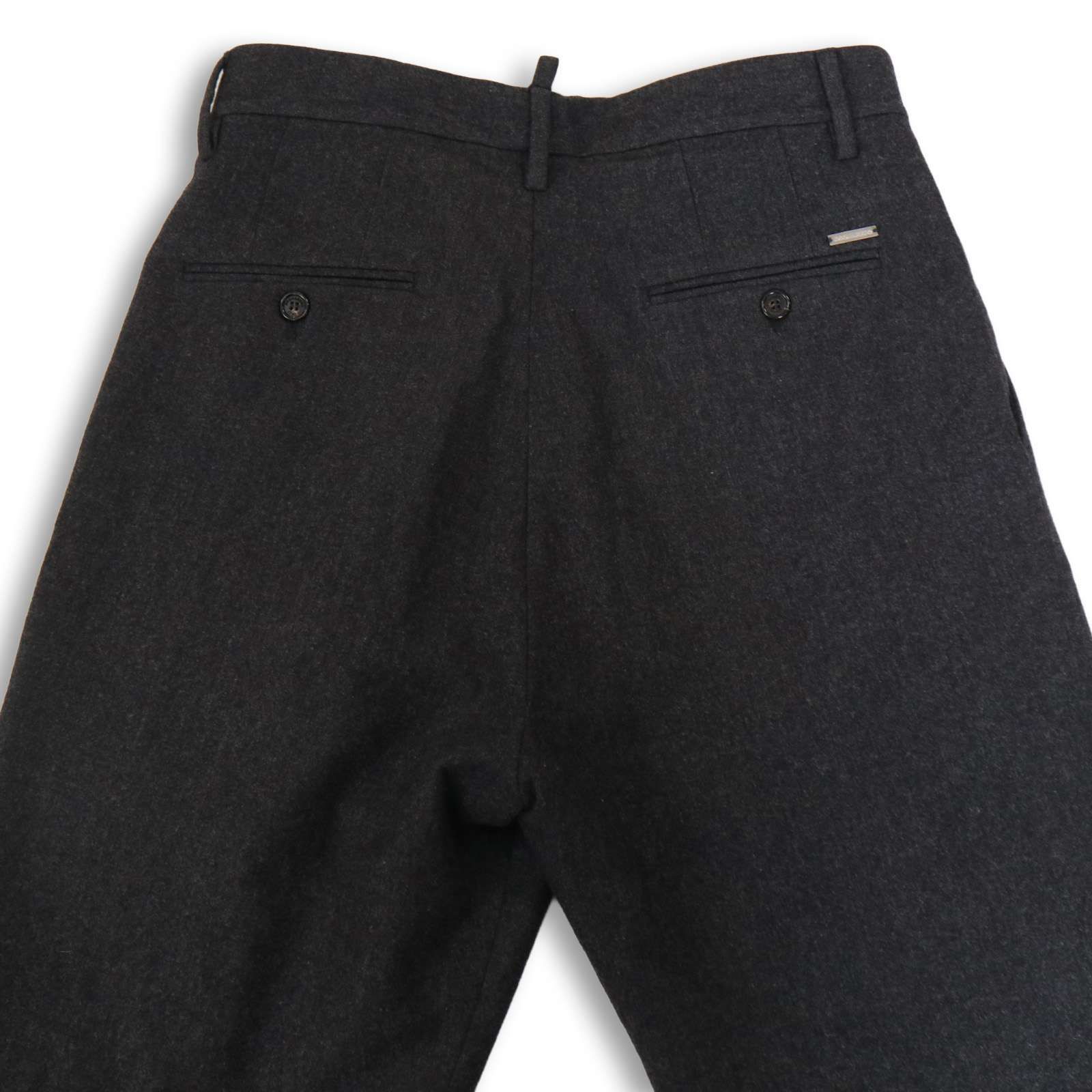 DSQUARED2 ウールスラックス　早い者勝ち DSQUARED2 ディースクエアード 秋冬 タック入り☆ フランネル ウール