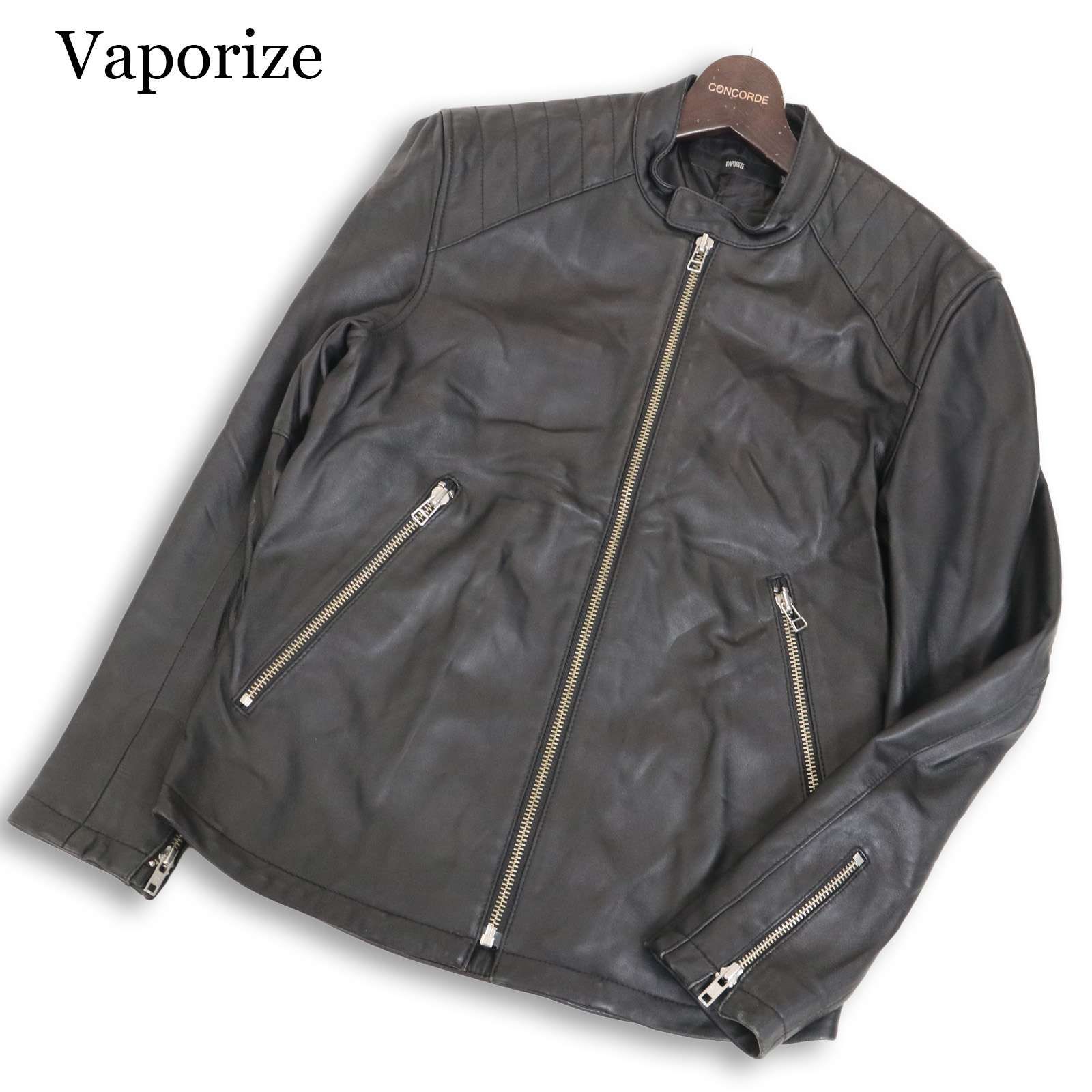 beams　vaporize　デニムジャケット　ライダースジャケット　Sサイズ Jacket vaporize beams beams vaporize デニムジャケット ライダース