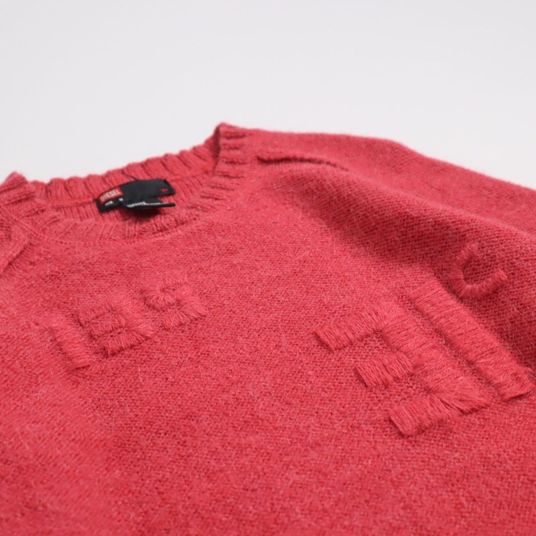 diesel 00s y2k old vintage archive Pink Wool Alpaca Blend Knit