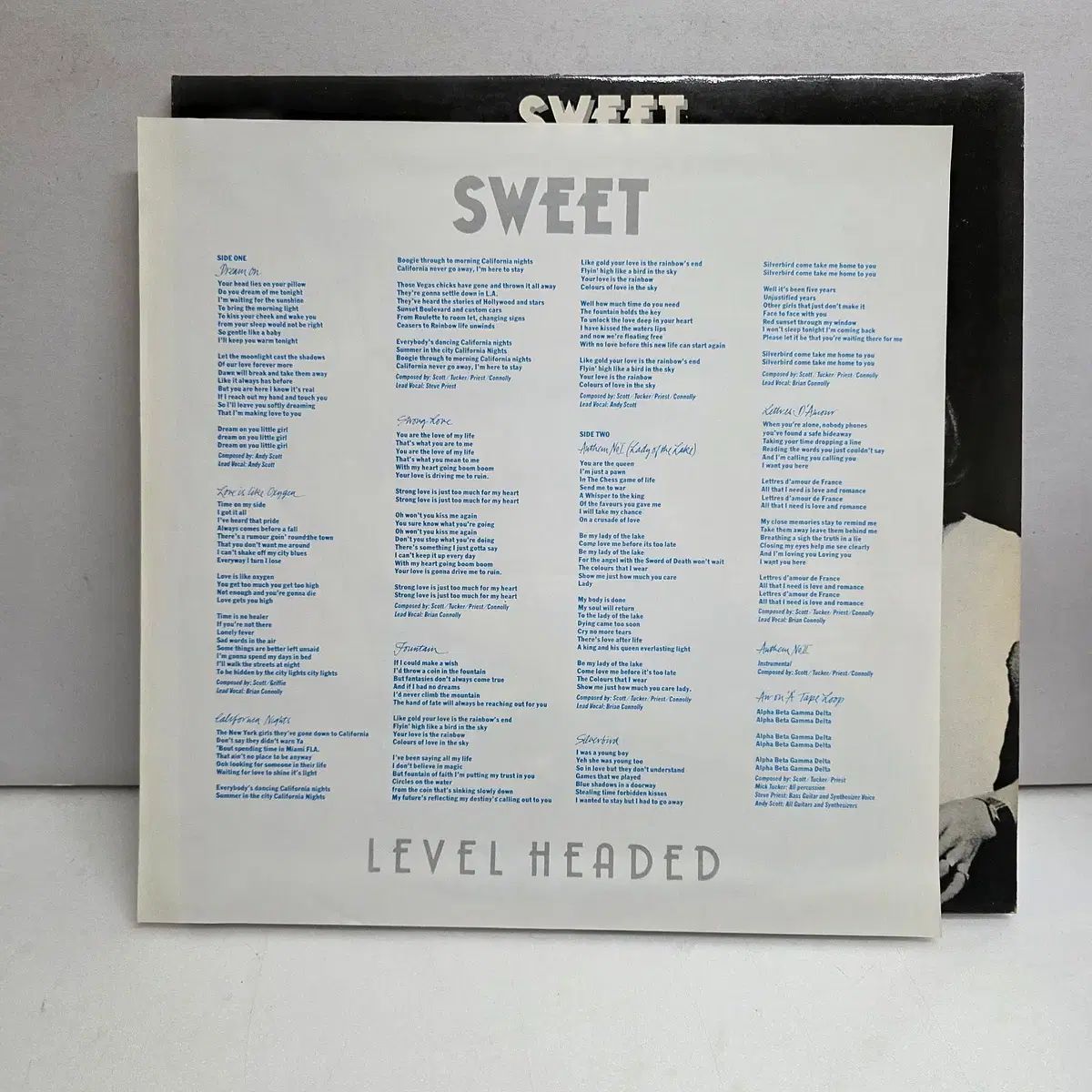 LP 9 グラム オヴ・ロック 伝説 Sweet ー Level Headed - メルカリ