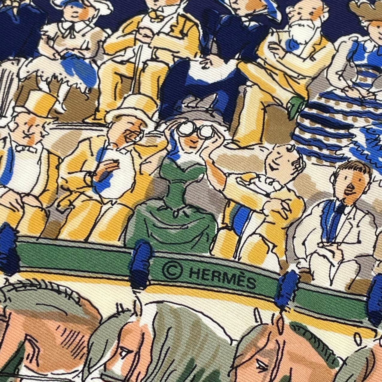 美品 HERMES エルメス カレ90 CIRQUE MOLIER モリエサーカス スカーフ