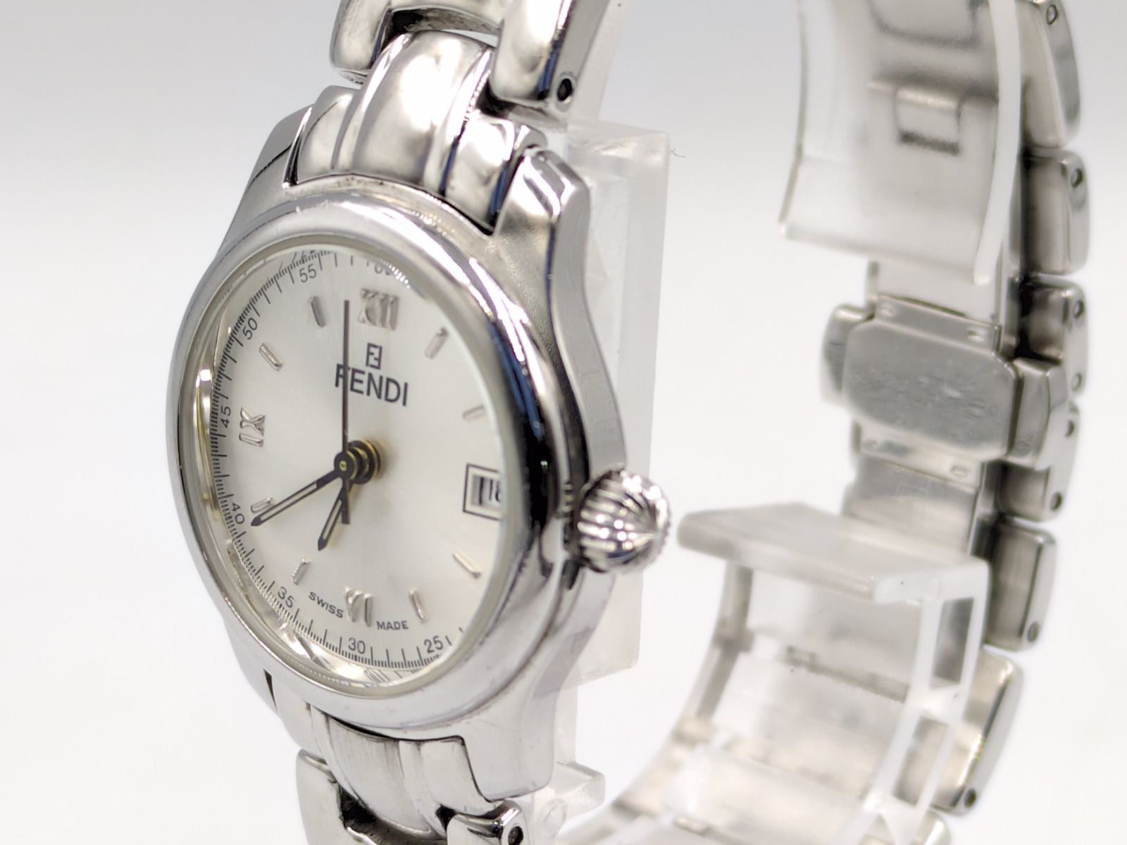 FENDI フェンディ 210L 腕時計 レディース クォーツ シルバー文字盤