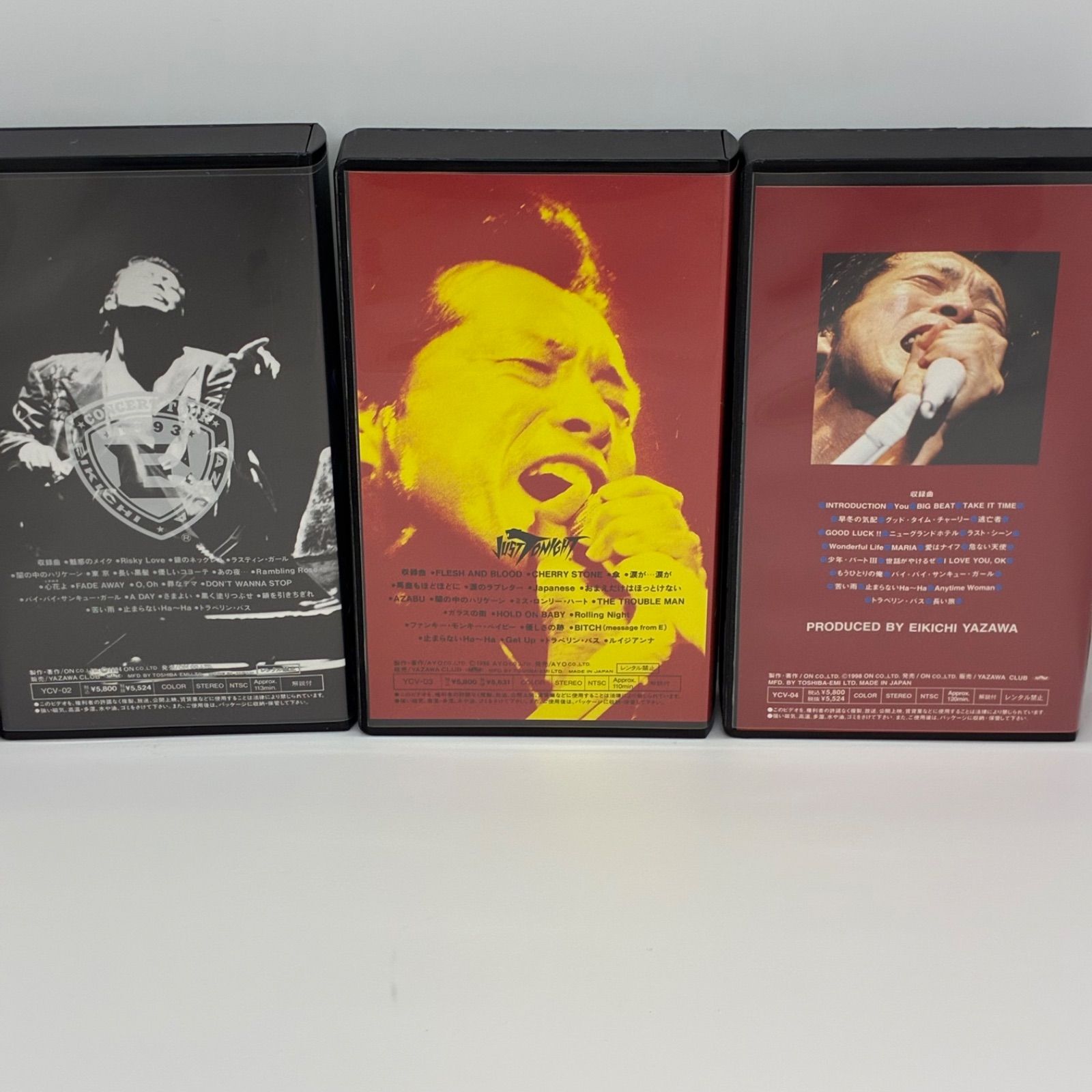 コンサートツアー VHS 6本セット『矢沢永吉』 - メルカリ