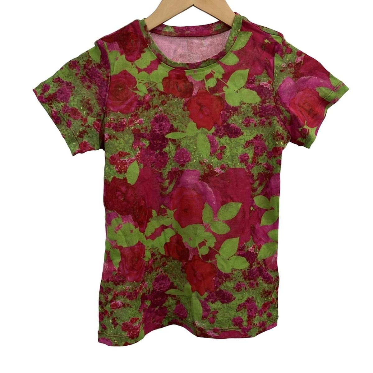 78889　me ISSEY MIYAKE　柄　半袖カットソー 78889 me ISSEY MIYAKE 柄 半袖カットソー