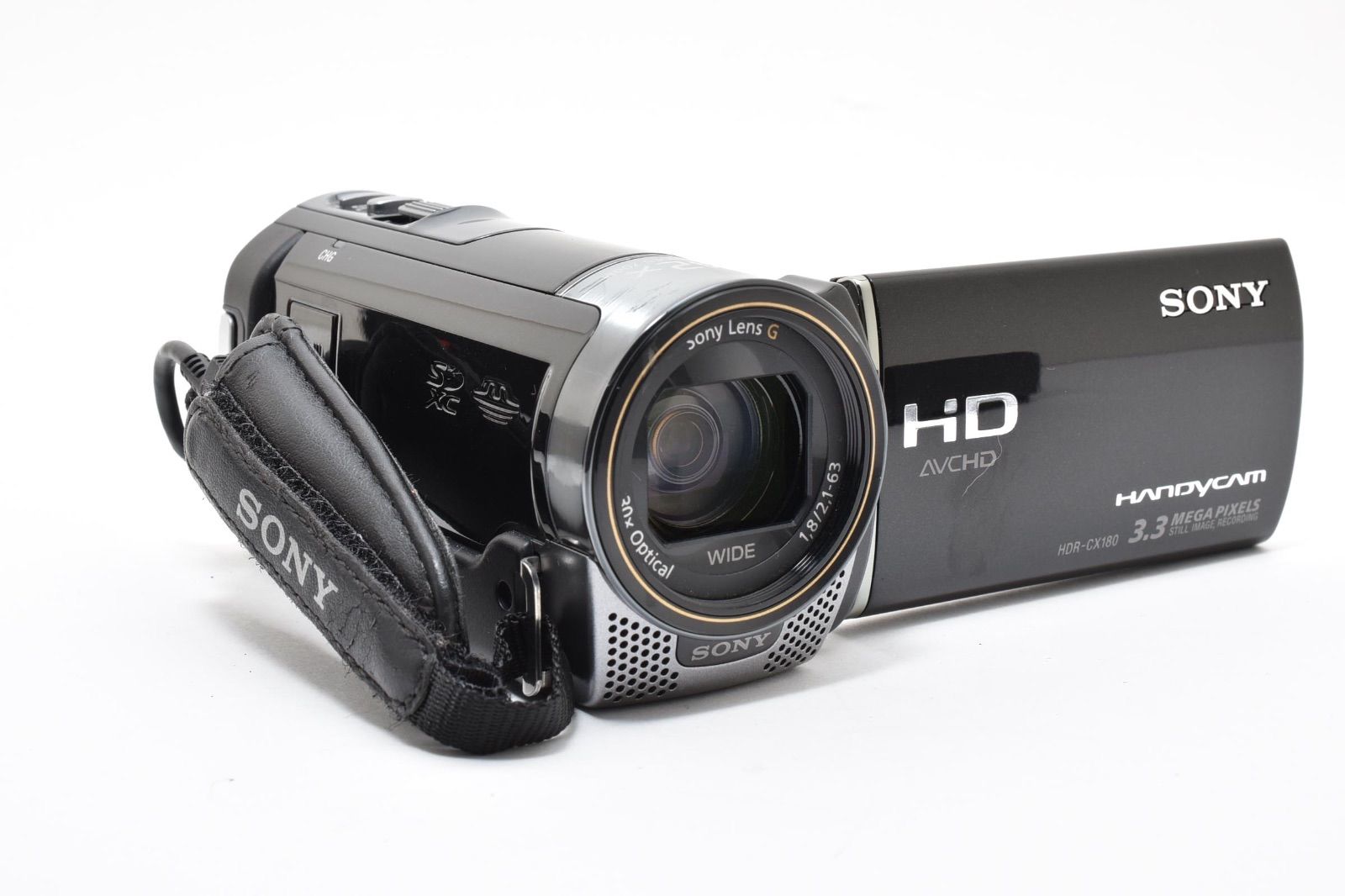 美品】ソニー SONY HANDYCAM HDR-CX180 ブラック - メルカリ