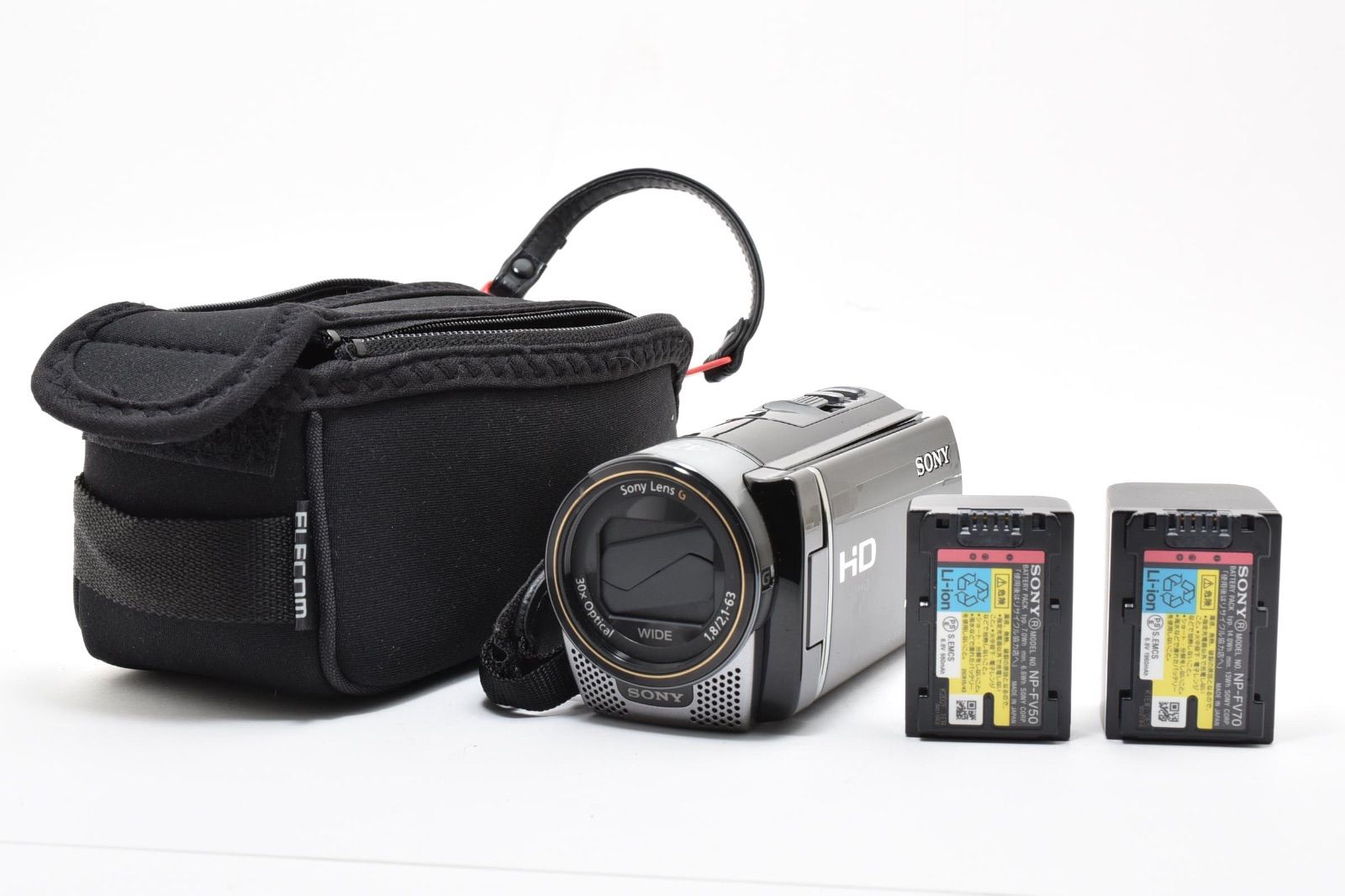 美品】ソニー SONY HANDYCAM HDR-CX180 ブラック - メルカリ