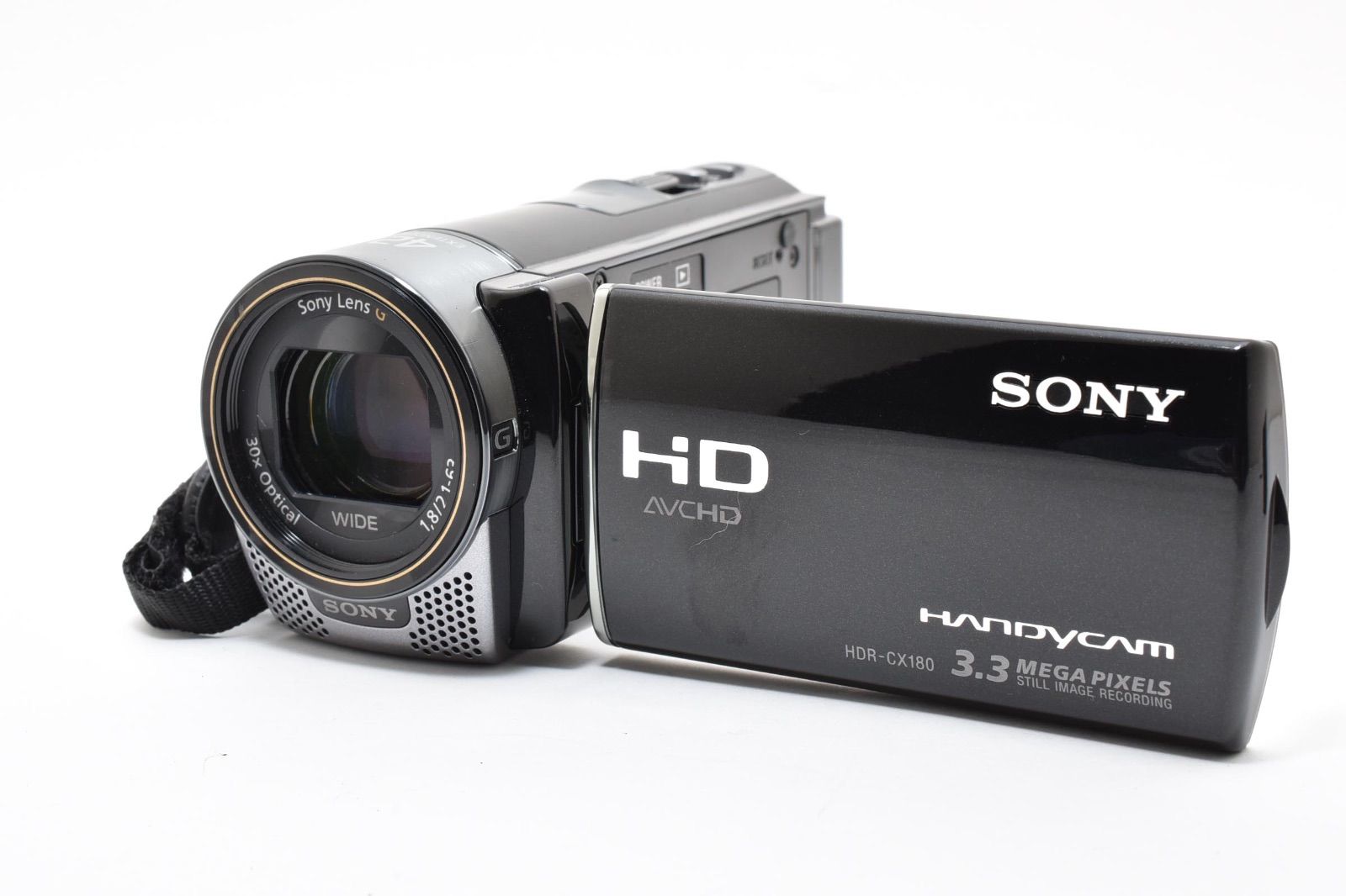 美品】ソニー SONY HANDYCAM HDR-CX180 ブラック - メルカリ
