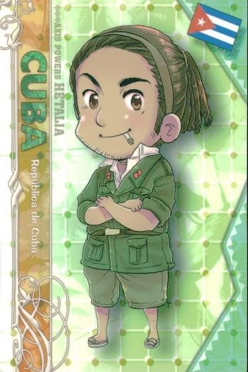 ux353 ヘタリア トレカ NO.34 キューバ APH Axis Powers カード - メルカリ