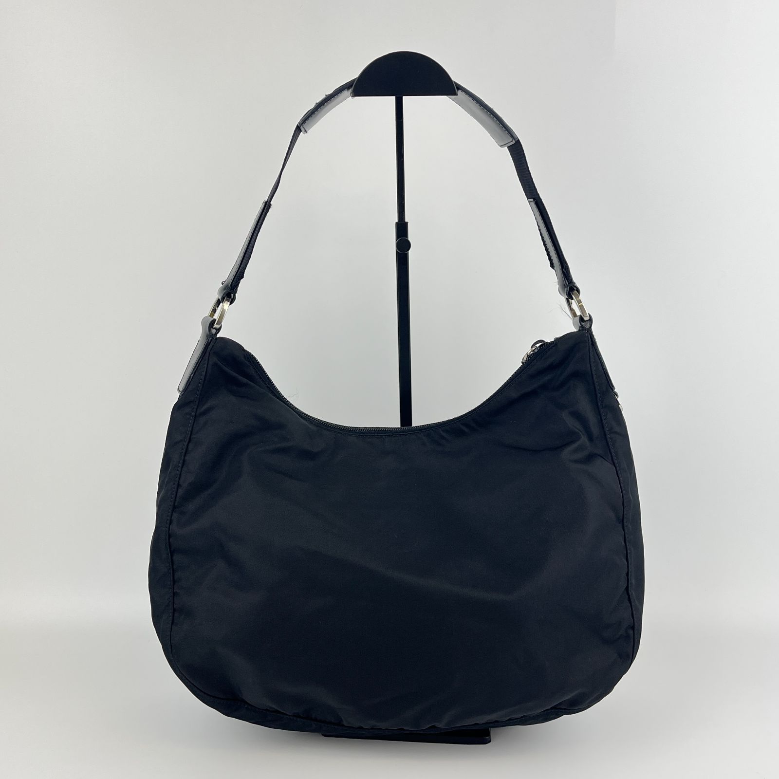 PRADA - 極 美品 PRADA プラダ 三角ロゴ プレート 金具 テスート 