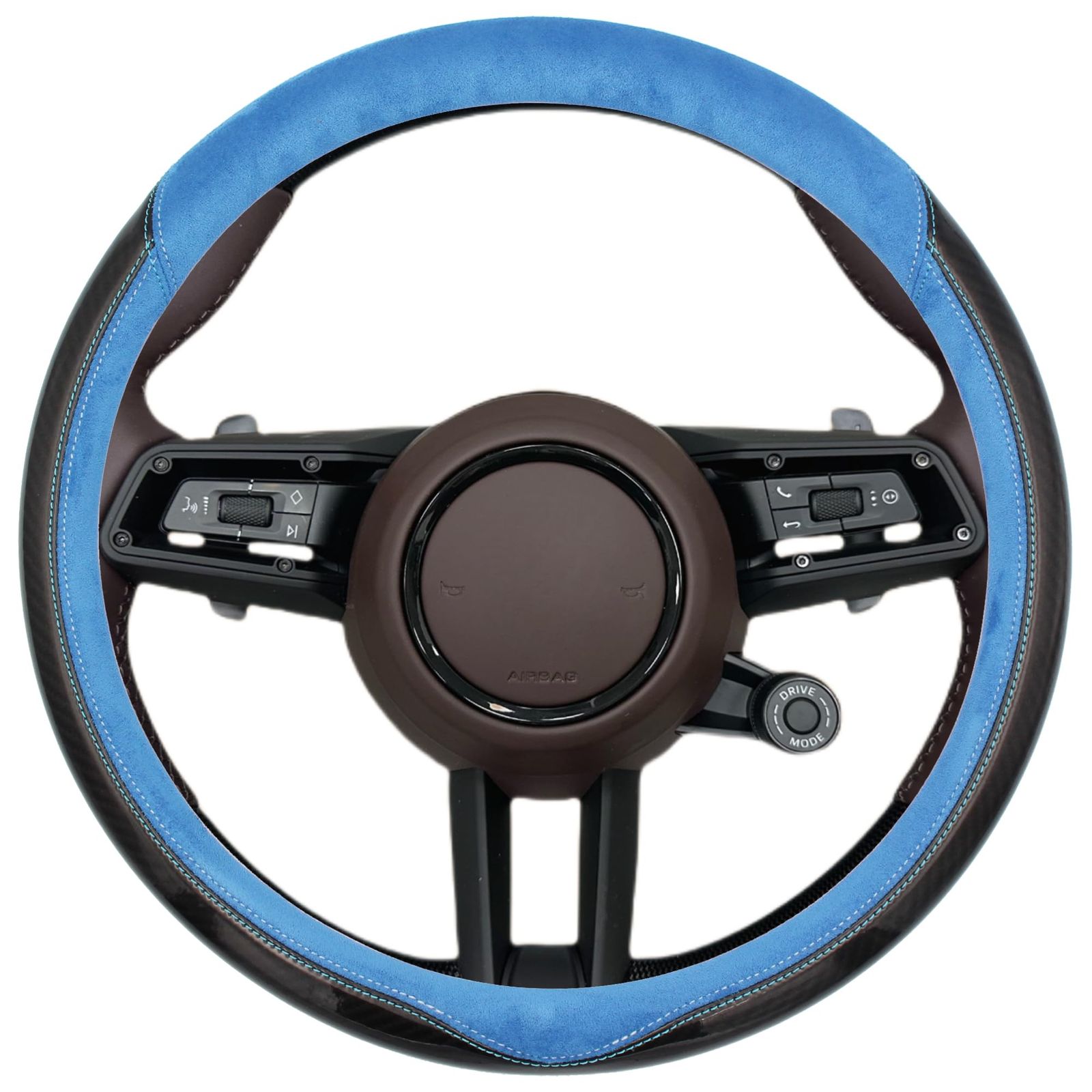 JZ LIGHTING ハンドルカバー ウルトラスエード+カーボン調 普通車 軽