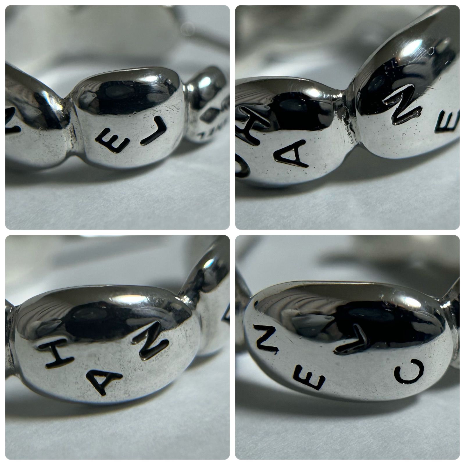 シャネル フープ ピアス ロゴ Silver 925 ヴィンテージ CHANEL - メルカリ