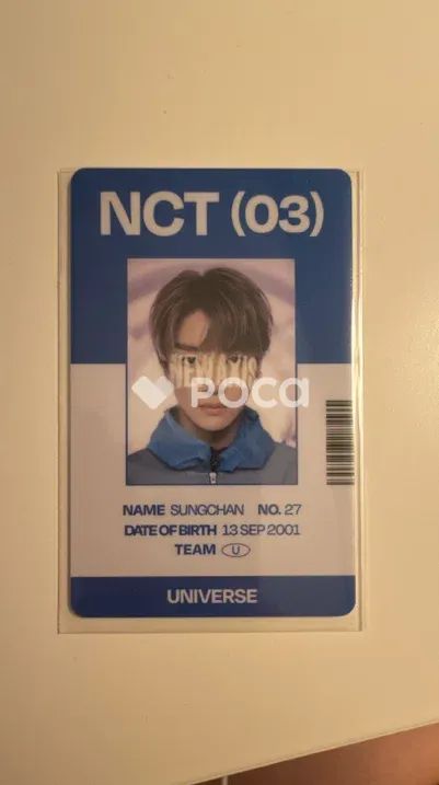 NCT ソンチャン Universe ID CARD + PHOTO CARD SET - メルカリ