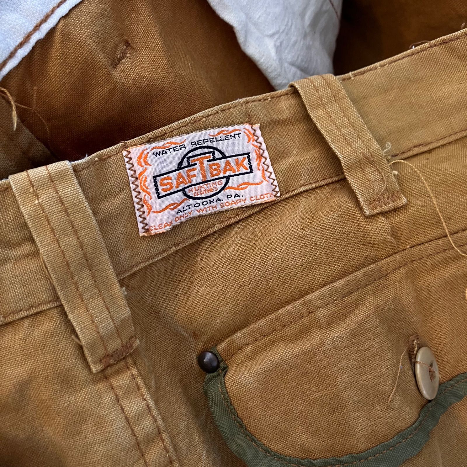 70〜80's SAFTBAK サフトバック ハンティングパンツ ダックパンツ