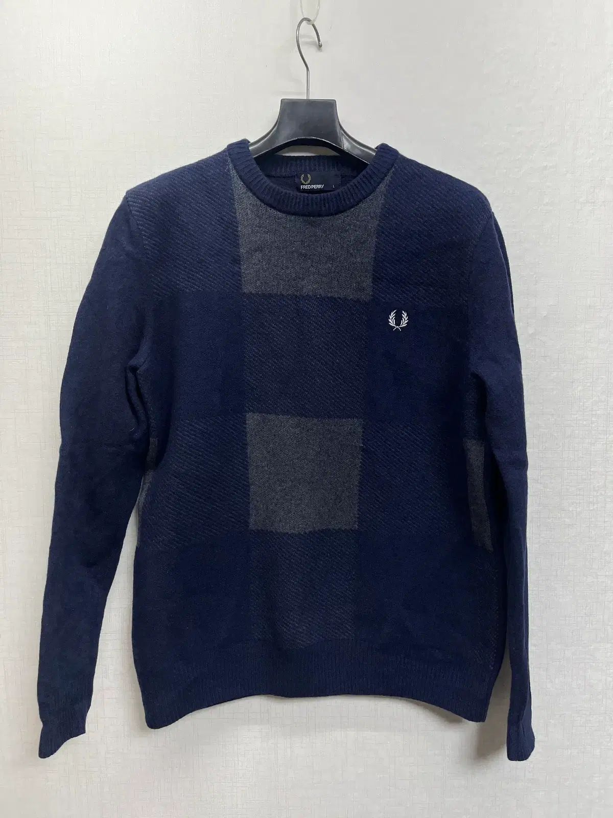 フレッドペリー メンズ ニットTシャツ ラウンドネック ニット セーター カーディガン シャツ 95サイズ