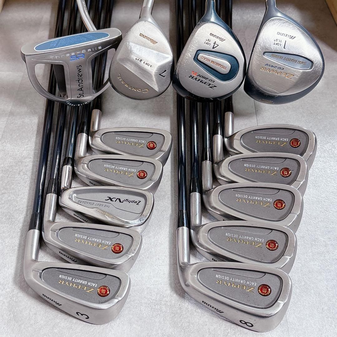 V601 ミズノ メンズ ゴルフ クラブセット 15点 フル 豪華 赤黒 14本 V601 ミズノ メンズ ゴルフ クラブセット 15点 フル 豪華 赤黒 14本