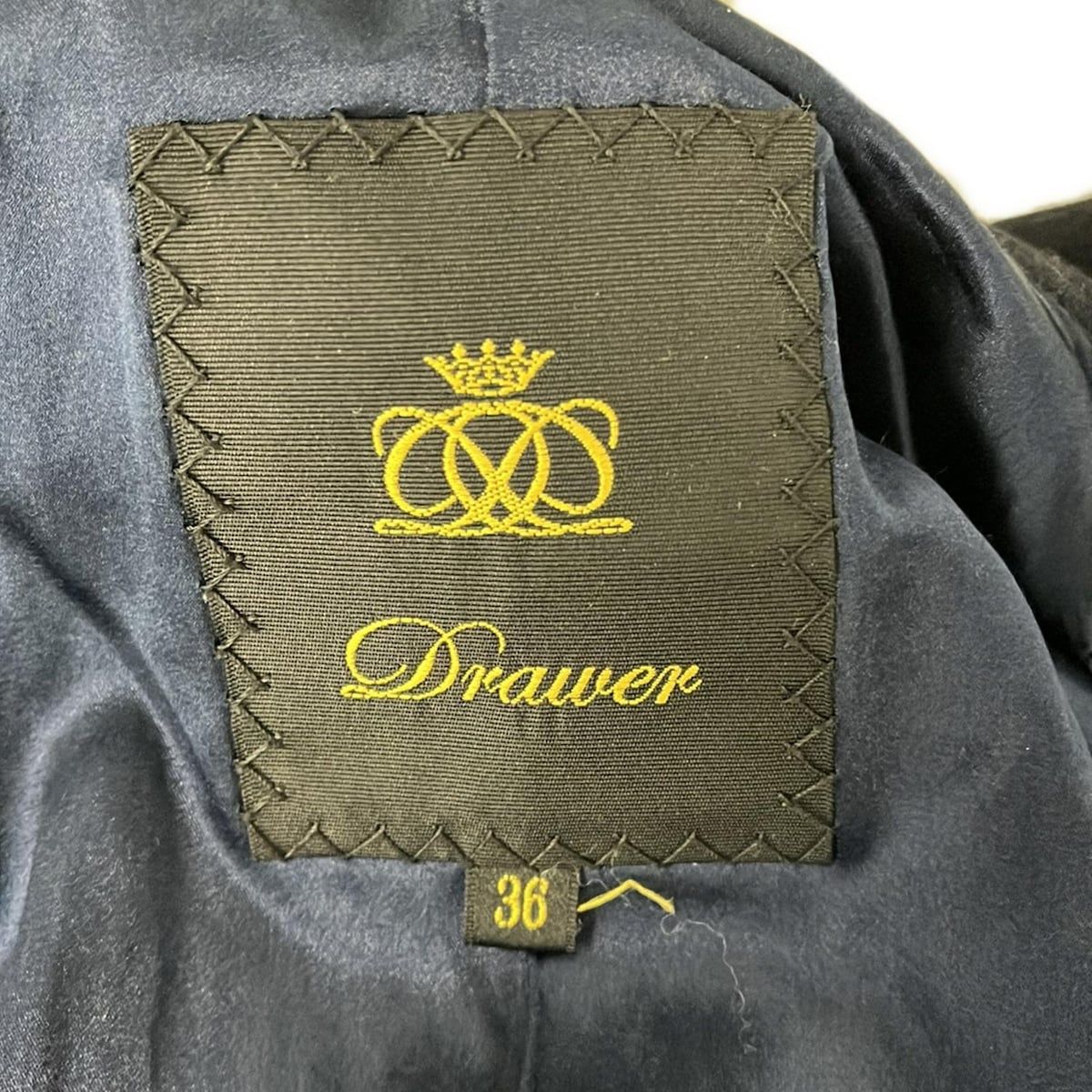 Drawer(ドゥロワー) Pコート サイズ36 S レディース美品 - ダーク  