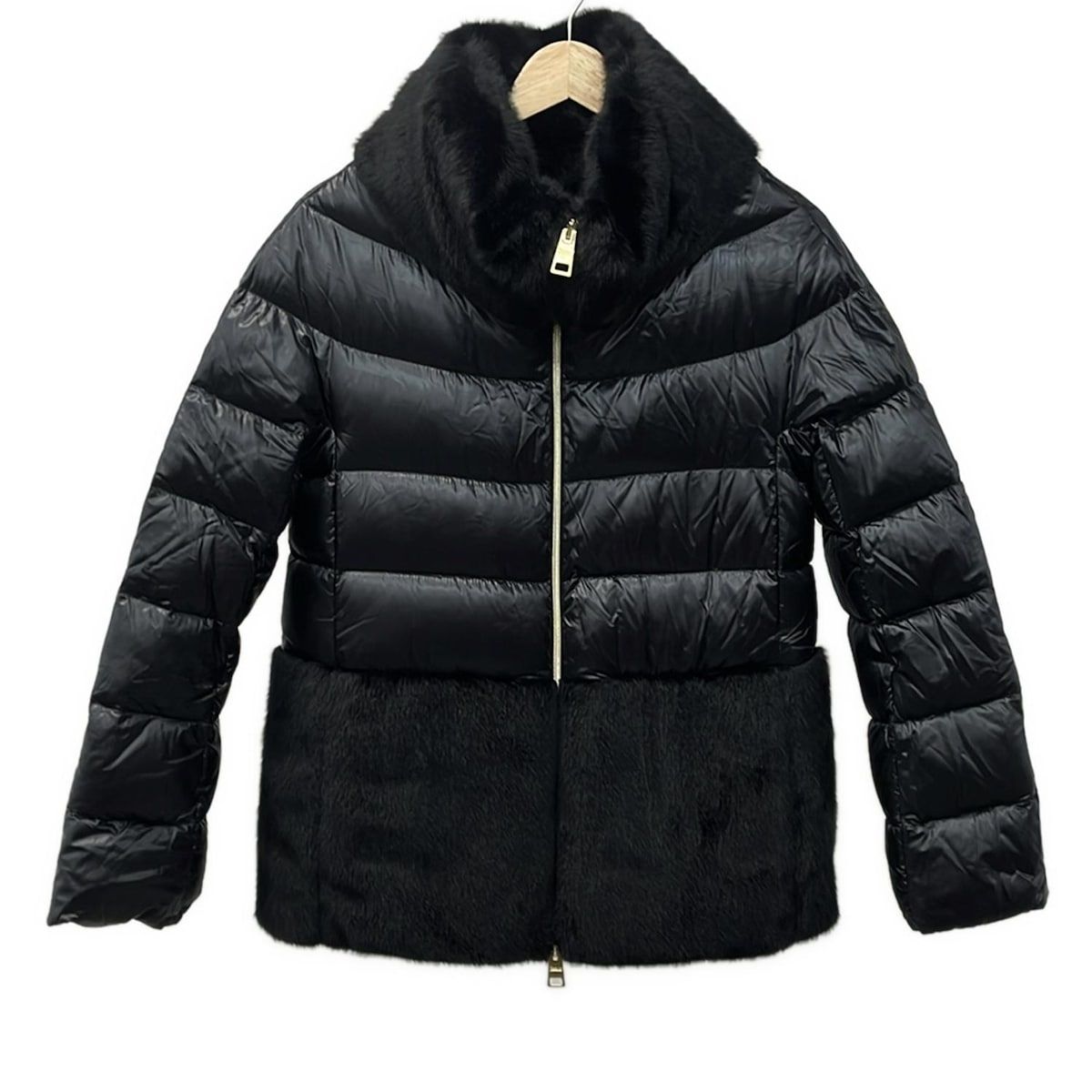 HERNO(ヘルノ) ダウンジャケット サイズ38 S レディース美品 - 黒 長袖