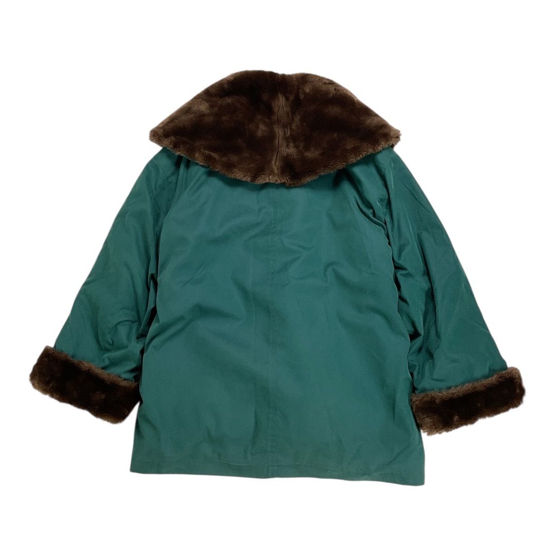 TRUSSARDI トラサルディ　レザー ファージャケット TRUSSARDI トラサルディ ファーコート ウィメンズ サイズ42 イタリア製