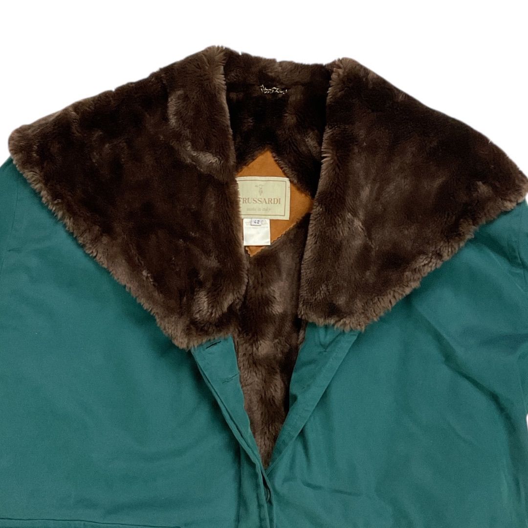 TRUSSARDI トラサルディ ファーコート ウィメンズ サイズ42 イタリア製