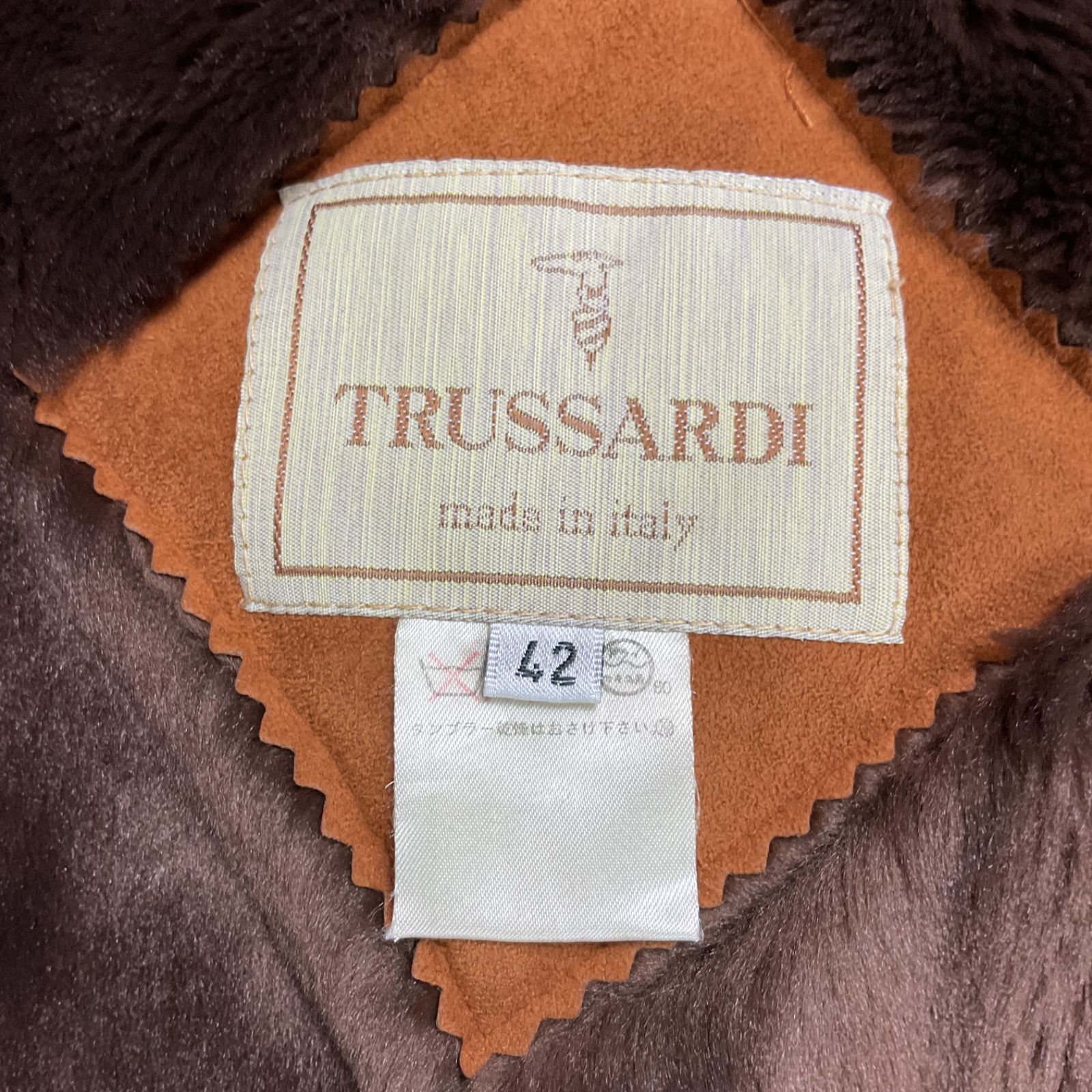 TRUSSARDI トラサルディ ファーコート ウィメンズ サイズ42 イタリア製