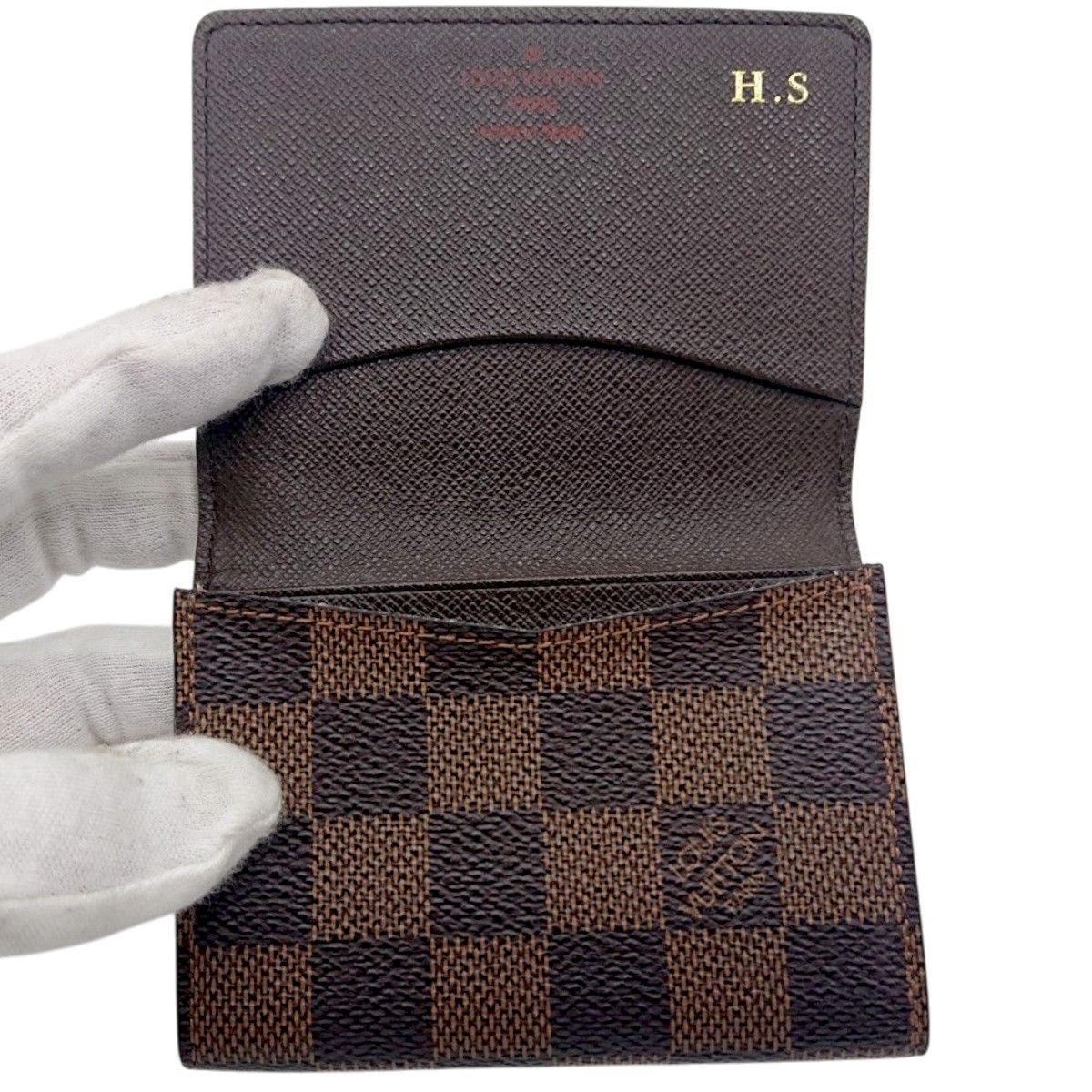 LOUIS VUITTON ダミエ 名刺入れ アンヴェロップ カルト ドゥ