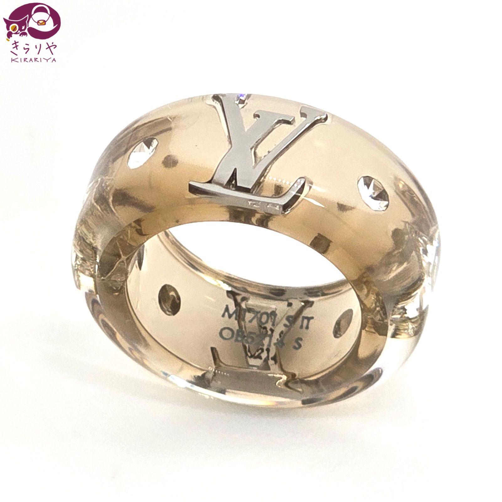 LOUIS VUITTON ルイヴィトン M1701S LV スパークス リング S 約10.5号