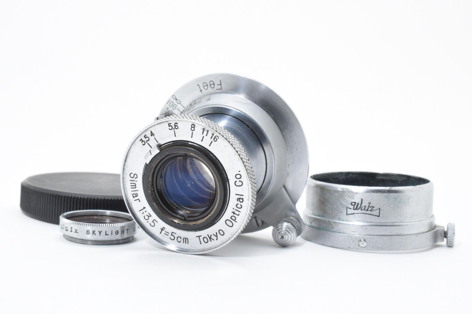 4809L 東京光学 Tokyo Kogaku Simlar 50mm F/3.5 for Leica L39