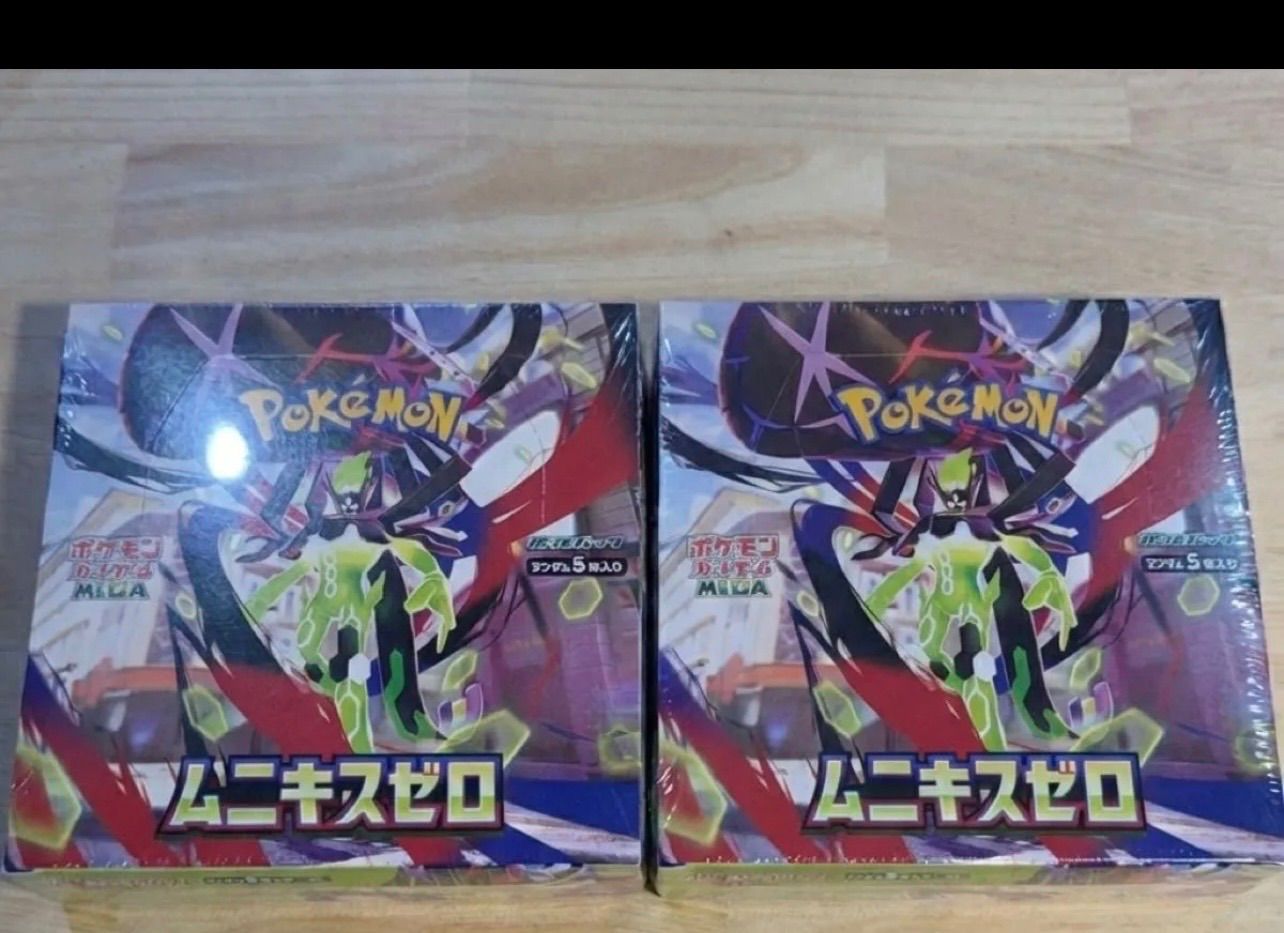 ☆ムニキスゼロex 3box ポケセン産2box GEO1box ポケセン産+ゲオ産