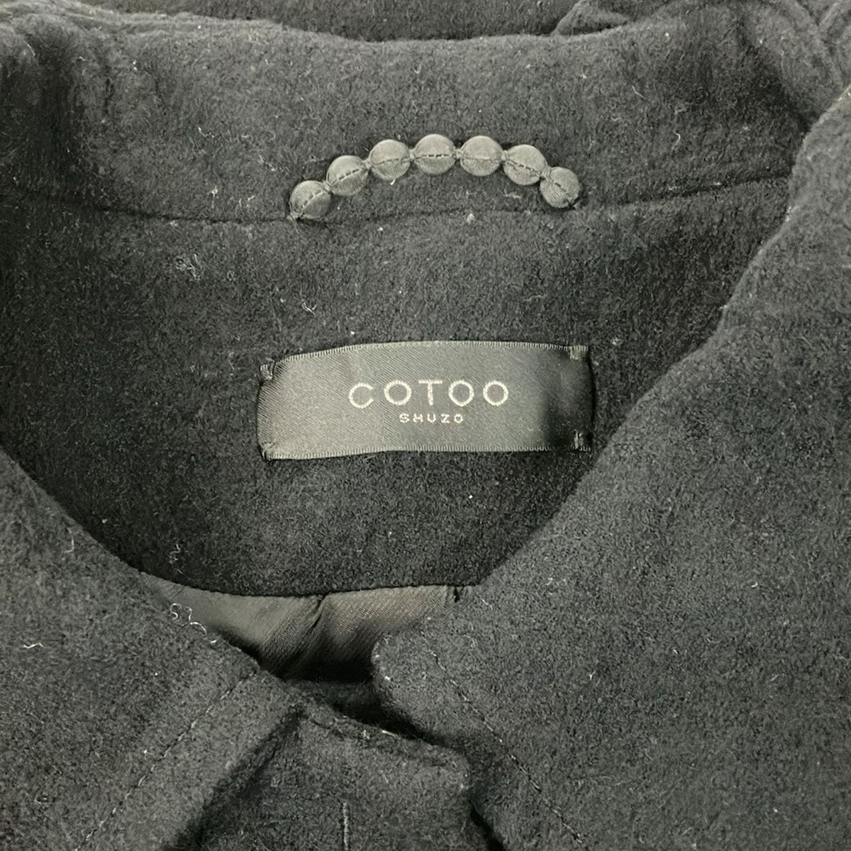 COTOO(コトゥー) コート サイズ40 M レディース美品 - 黒 長袖/秋/冬  