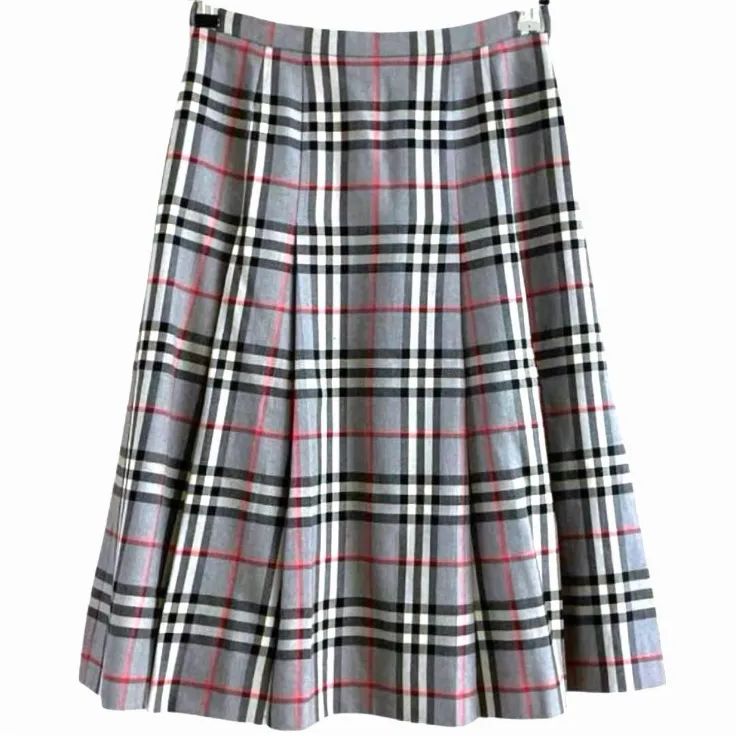 Burberrys バーバリーズ ノバチェック ウール スカート 11AB Burberrys バーバリー グレー ノバチェック ウール スカート 11 - メルカリ