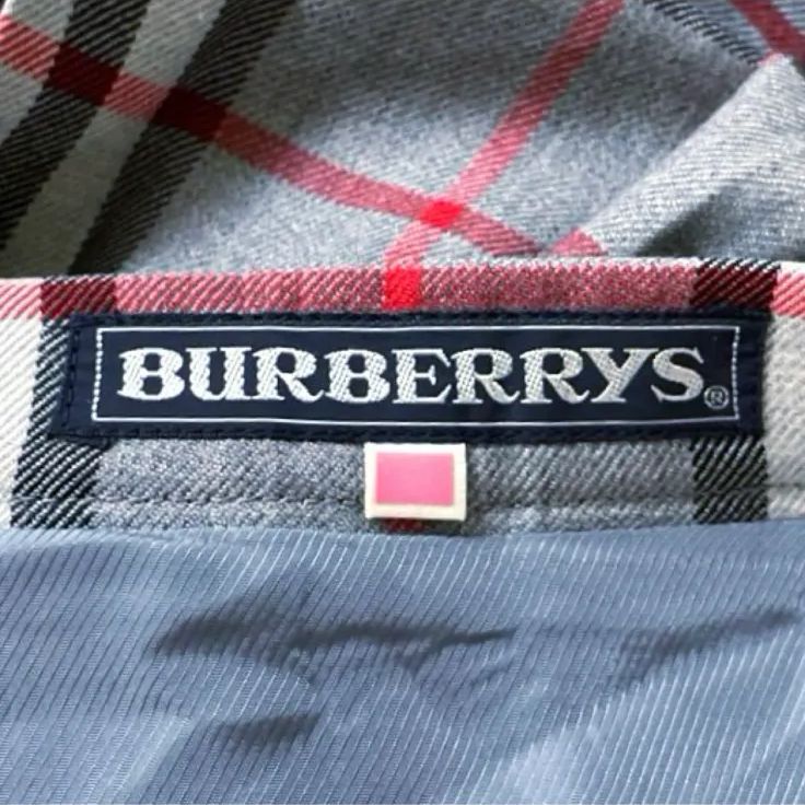Burberrys バーバリー グレー ノバチェック ウール スカート 11 - メルカリ