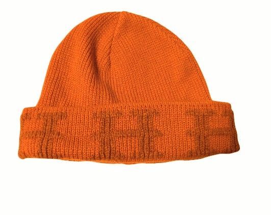 新品同様 エルメス 帽子 ニット帽 ニットキャップ XL カシミヤ