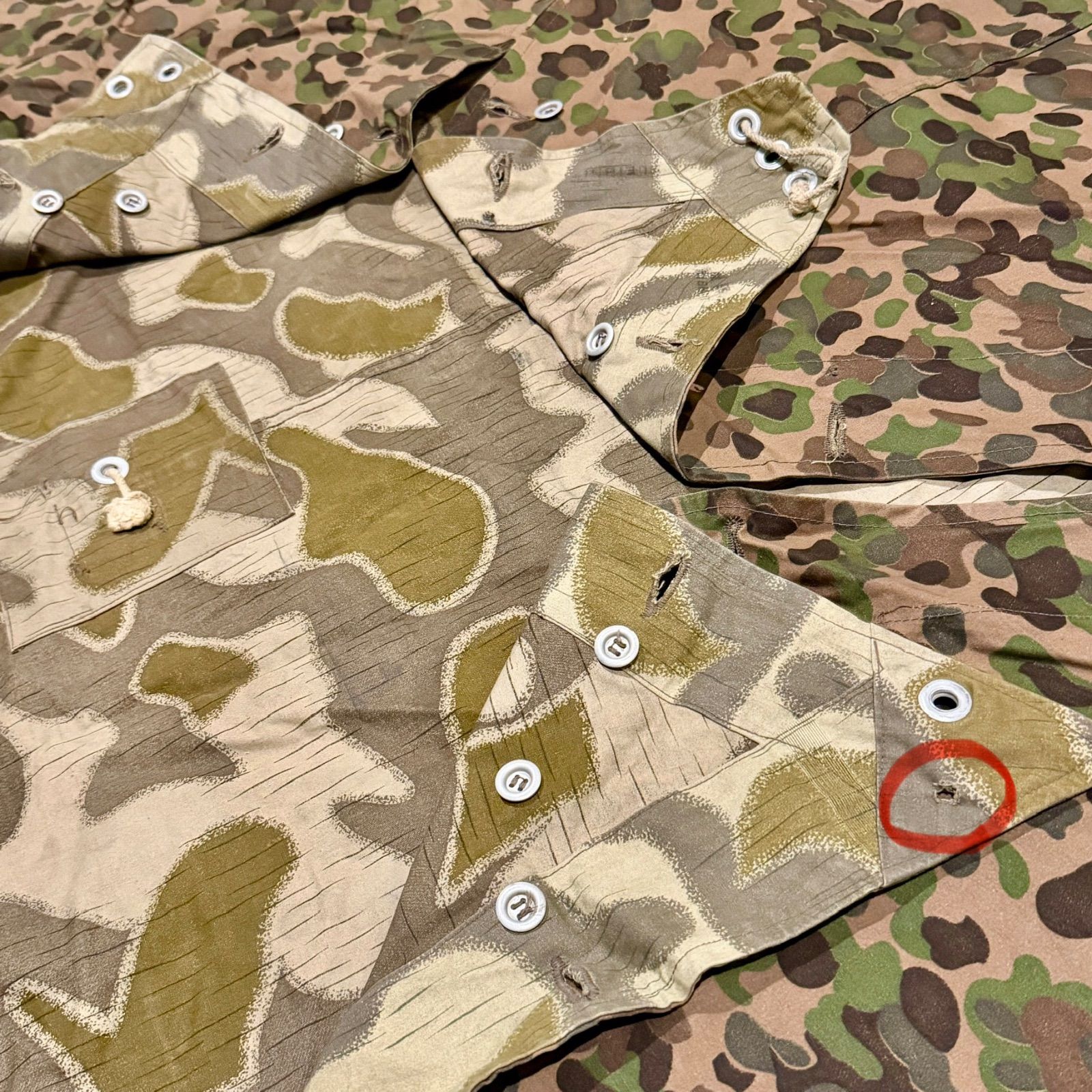 希少 オーストリア軍 ポンチョテント リバーシブル2枚セット 希少 オーストリア軍 ポンチョテント リバーシブル 3枚セット