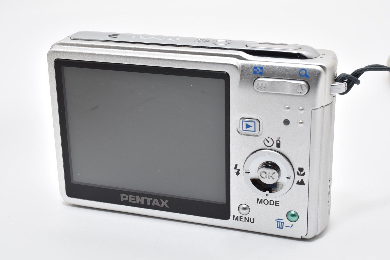 美品】ペンタックス PENTAX Optio S7 シルバー コンパクトデジタル