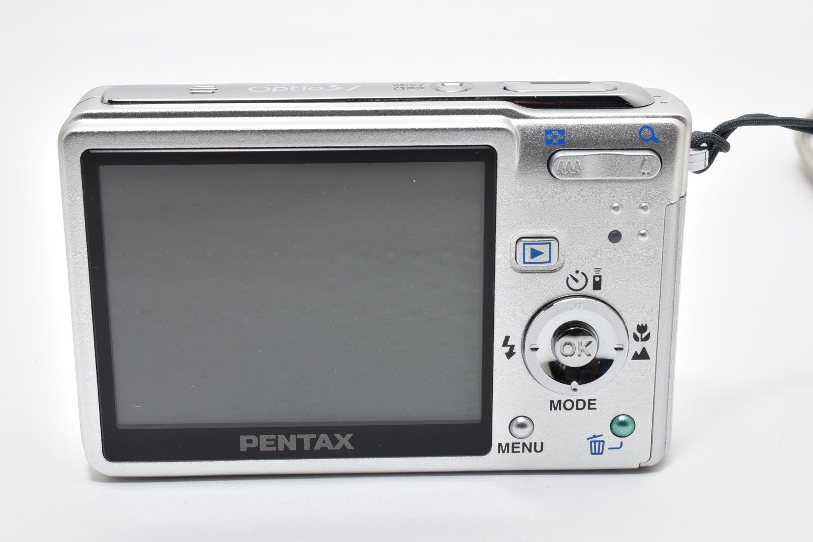 美品】ペンタックス PENTAX Optio S7 シルバー コンパクトデジタル