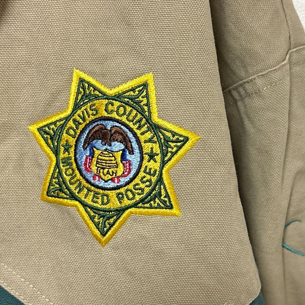 WestArk】 90s 中綿キルティングライナー ユタ州 デービス郡 保安官