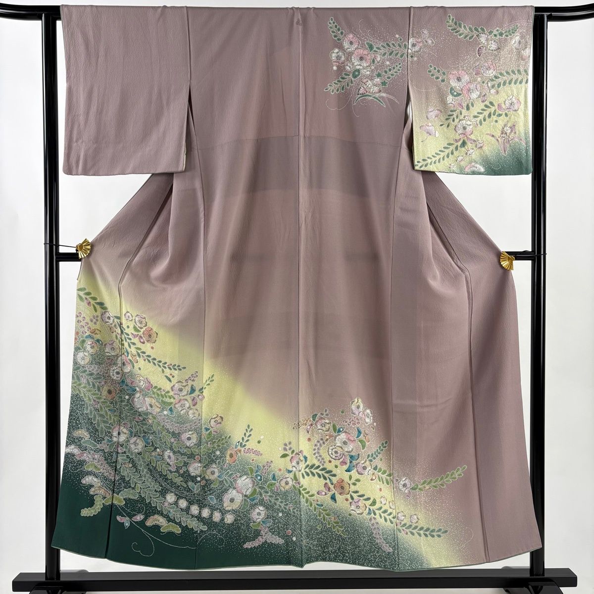 豪華絢爛　辻が花　総柄　訪問着　金彩　袷　着丈161㎝ 豪華絢爛 辻が花 総柄 訪問着 金彩 袷 着丈161㎝