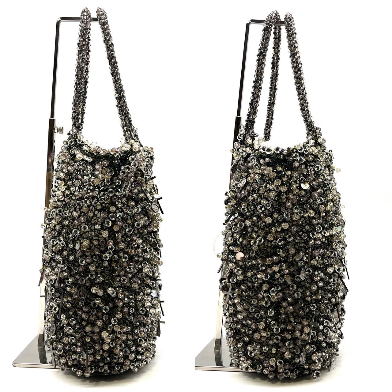 【希少✨】ANTEPRIMA アンテプリマ　ハンドバッグ ビジュー　ビーズ装飾 良品】ANTEPRIMA アンテプリマ ビジュー ハンドバッグ ビーズ