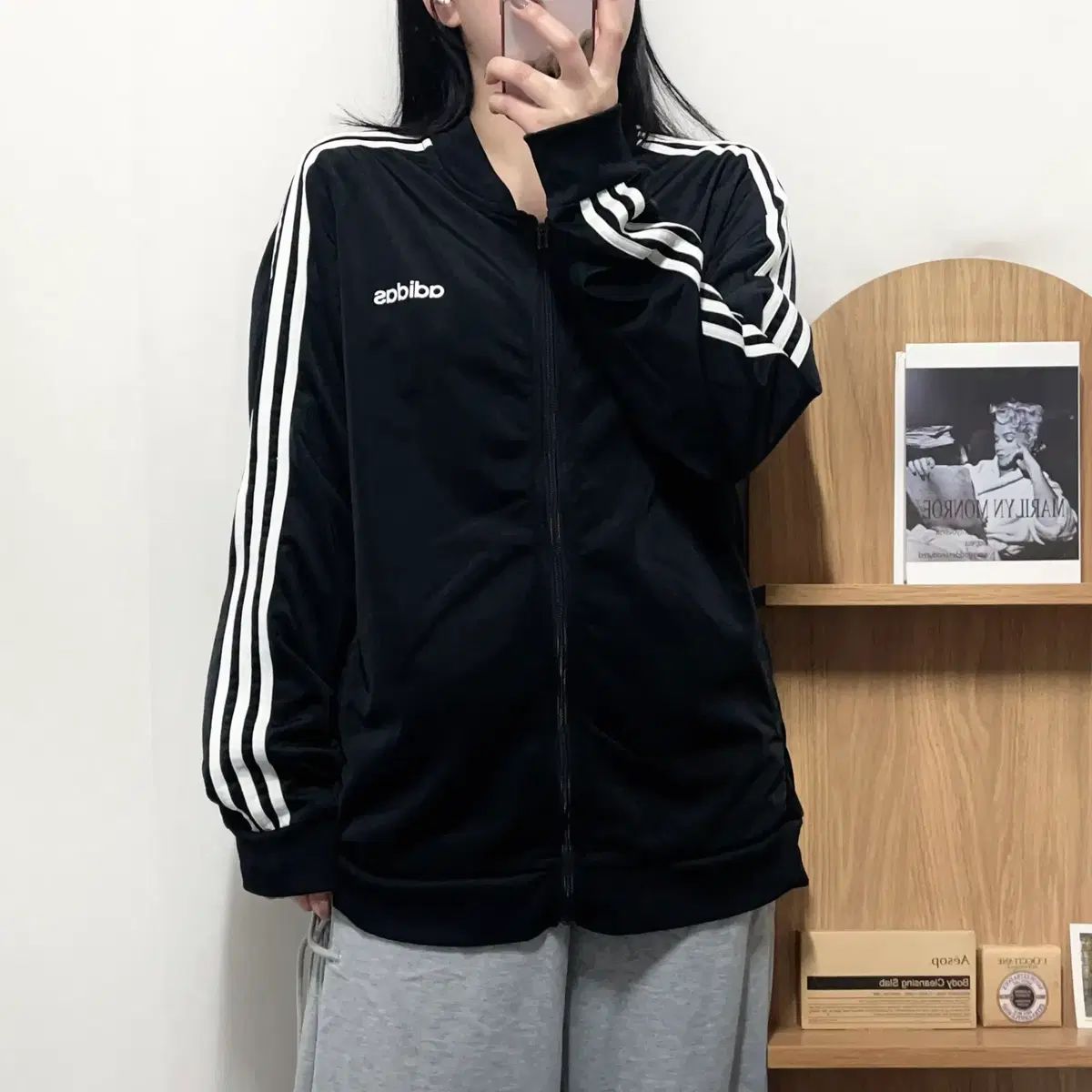 adidas トレフォイルロゴ ブラックジャージ 2XLサイズ 正規品 adidas ブラック MTS ストレート ロゴ ジャージ 2XL - メルカリ